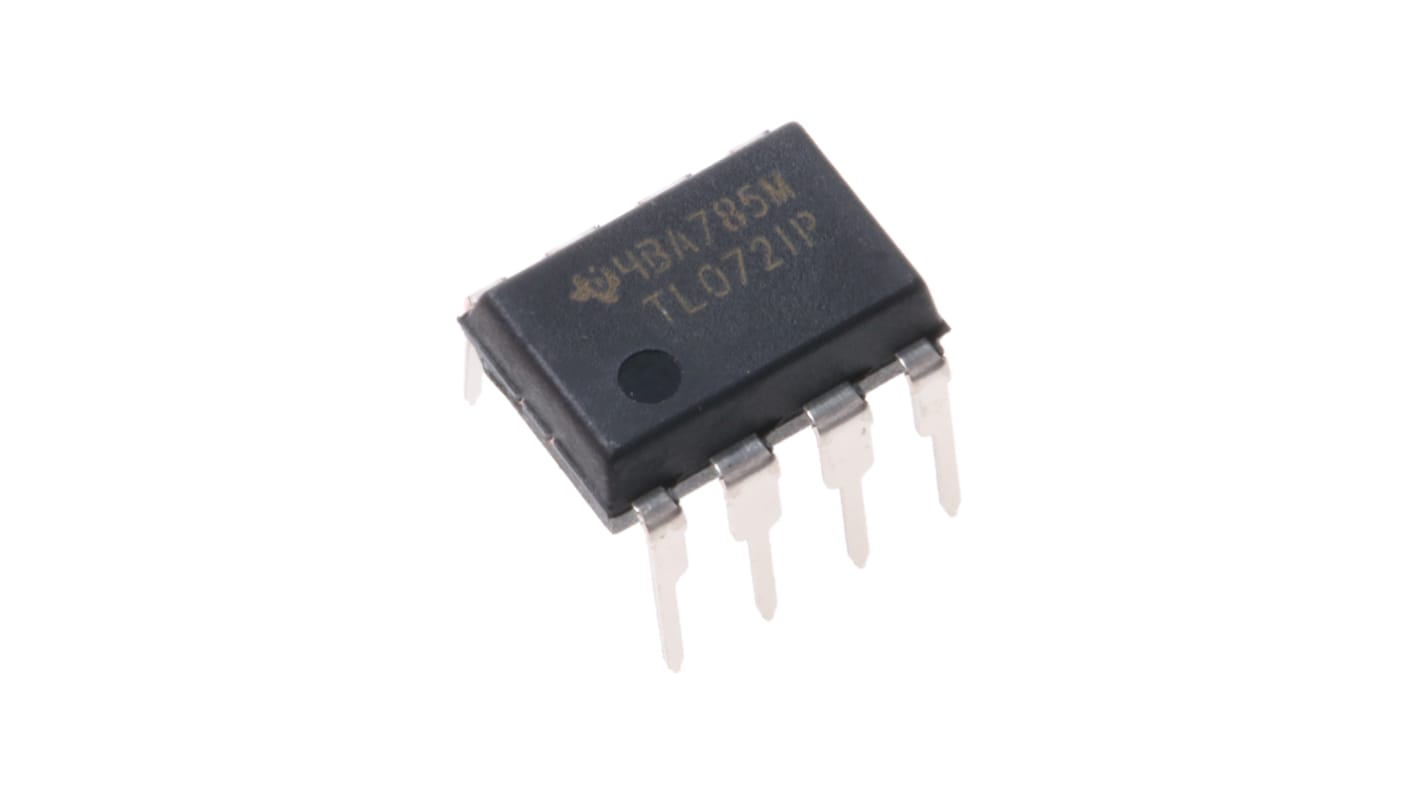 TL072IP Texas Instruments, Op Amp, 3MHz, 8-Pin PDIP