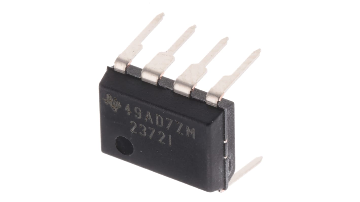 TLV2372IP Texas Instruments, Precision, Op Amp, RRIO, 3MHz, 3 → 15 V, 8-Pin PDIP