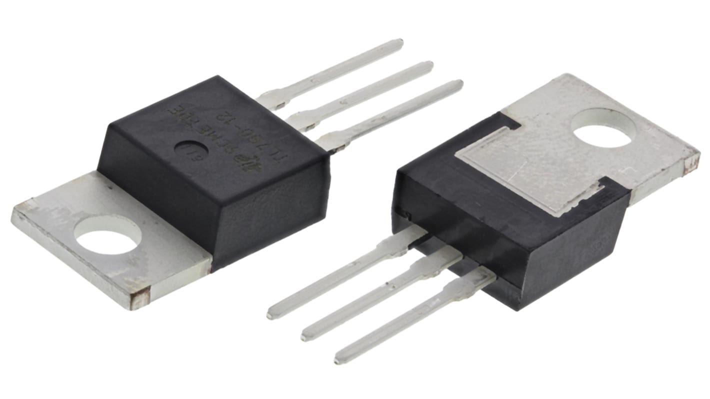 Texas Instruments, 12 V Linear Voltage Regulator, 1.5A, 1-Channel, ±1% 3-Pin, TO-220 TL780-12KCS