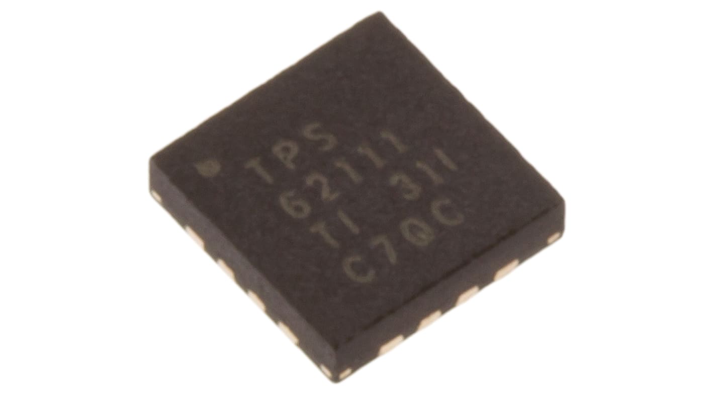 Texas Instruments, TPS62111RSATStep-Down Switching Regulator, 1-Channel 1.5A 16-Pin, QFN