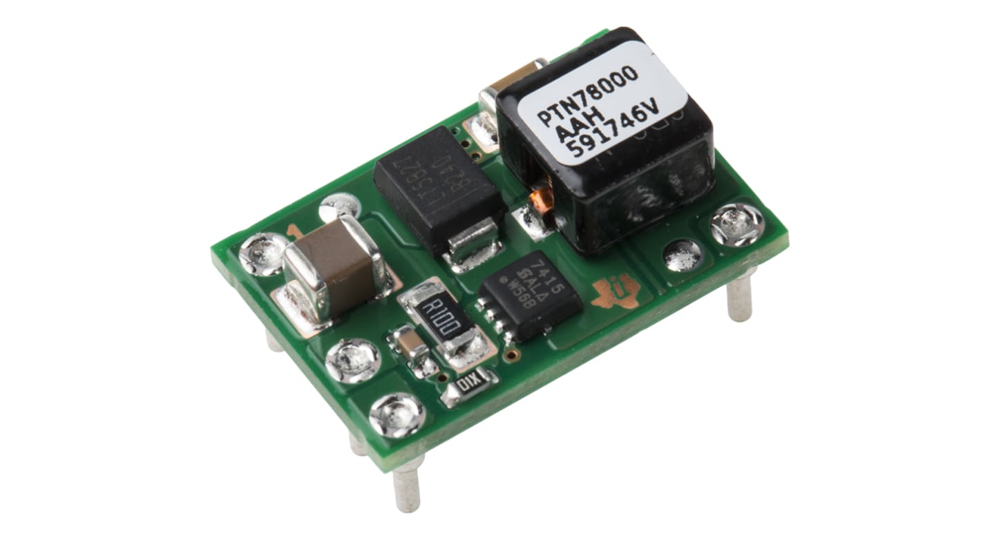 Modulo di alimentazione c.c.-c.c. PTN78000AAH, 1-Channel, 7 V Input, 5-Pin, Modulo DIP