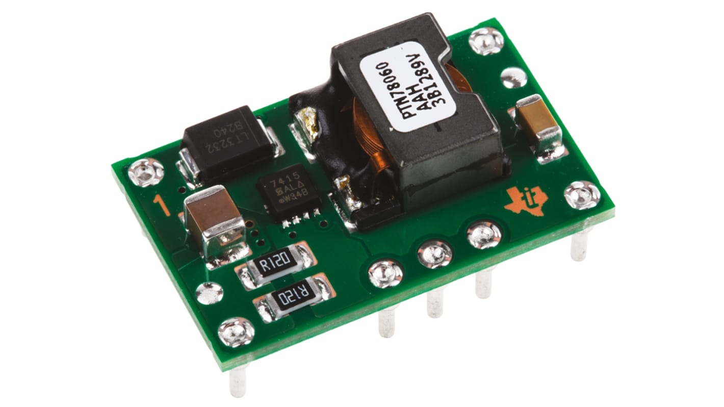 Module pour alimentation DC-DC PTN78060AAH 3A 600 KHz, Module DIP, 7 broches, Entrée 9 V