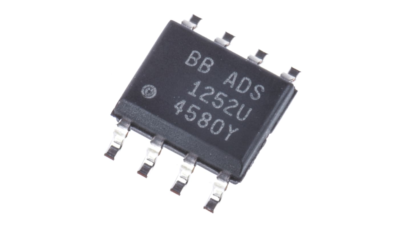 ADC ADS1252U, 24 bit-, 41ksps, SOIC, 8 Pin