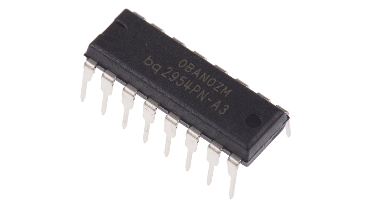 Akkumulátor-töltésvezérlő IC BQ2954PN Lítium-ion, 5 V, 16-tüskés, PDIP