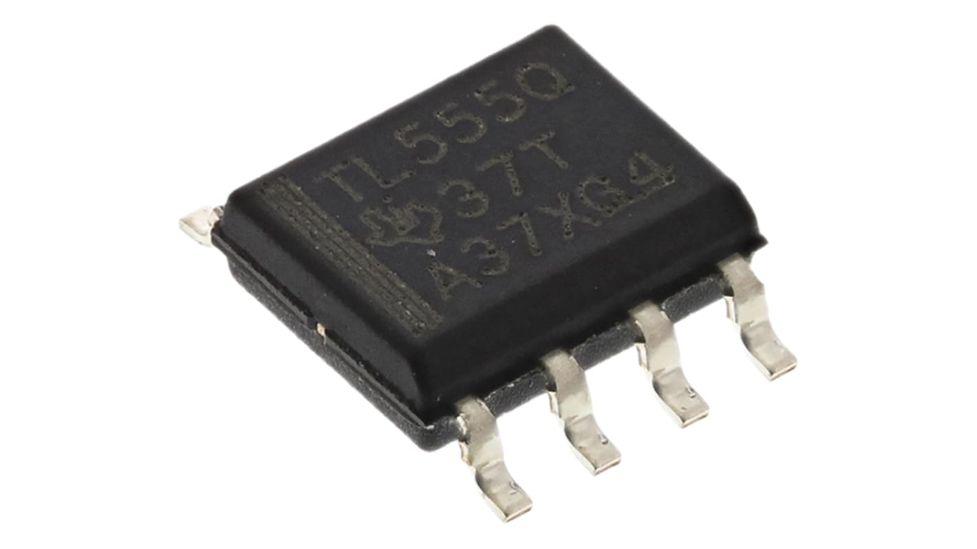 Circuito timer TLC555QDR, 1 2MHz SOIC, 8 Pin