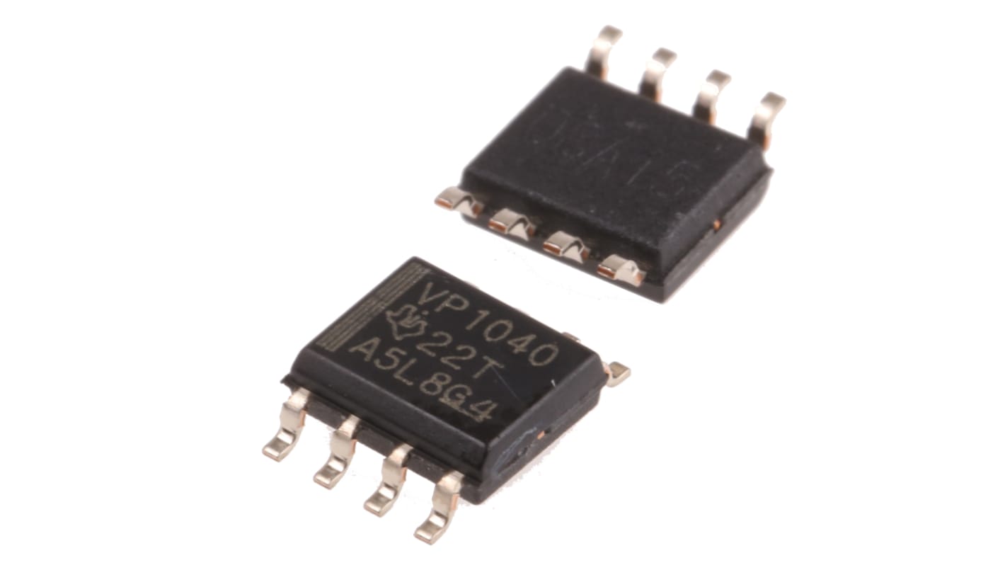 Texas Instruments SN65HVD1040D, CAN Transceiver 1Mbps ISO 11898, 8-Pin SOIC