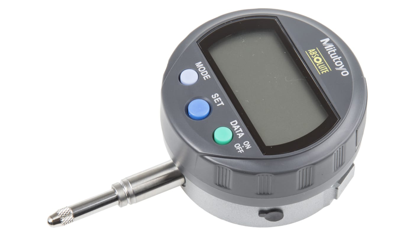 Mitutoyo 543-390BMetric Dial Indicator, 0 → 12 mm Measurement Range, 0.01 mm Resolution , ±0.003 mm Accuracy