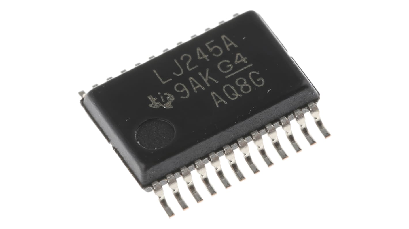 Texas Instruments バストランシーバ LVCシリーズ 8ビット, 非反転, 24mA, 24-Pin SSOP