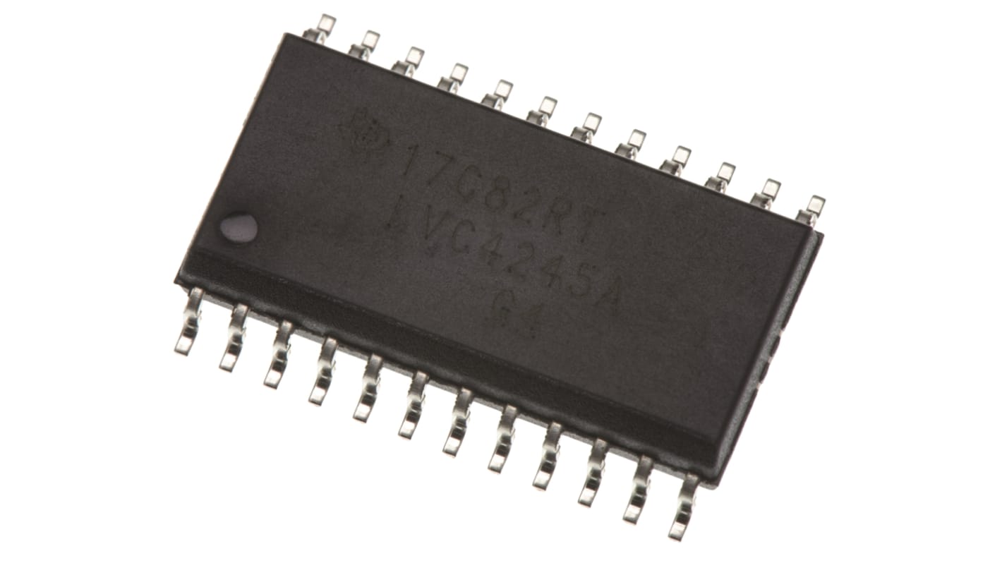 Ricetrasmettitore di bus SN74LVC4245ADWR, LVC, 8-Bit, Non-invertente, 2,7 → 3,6 V, 4,5 → 5,5 V, 24-Pin,