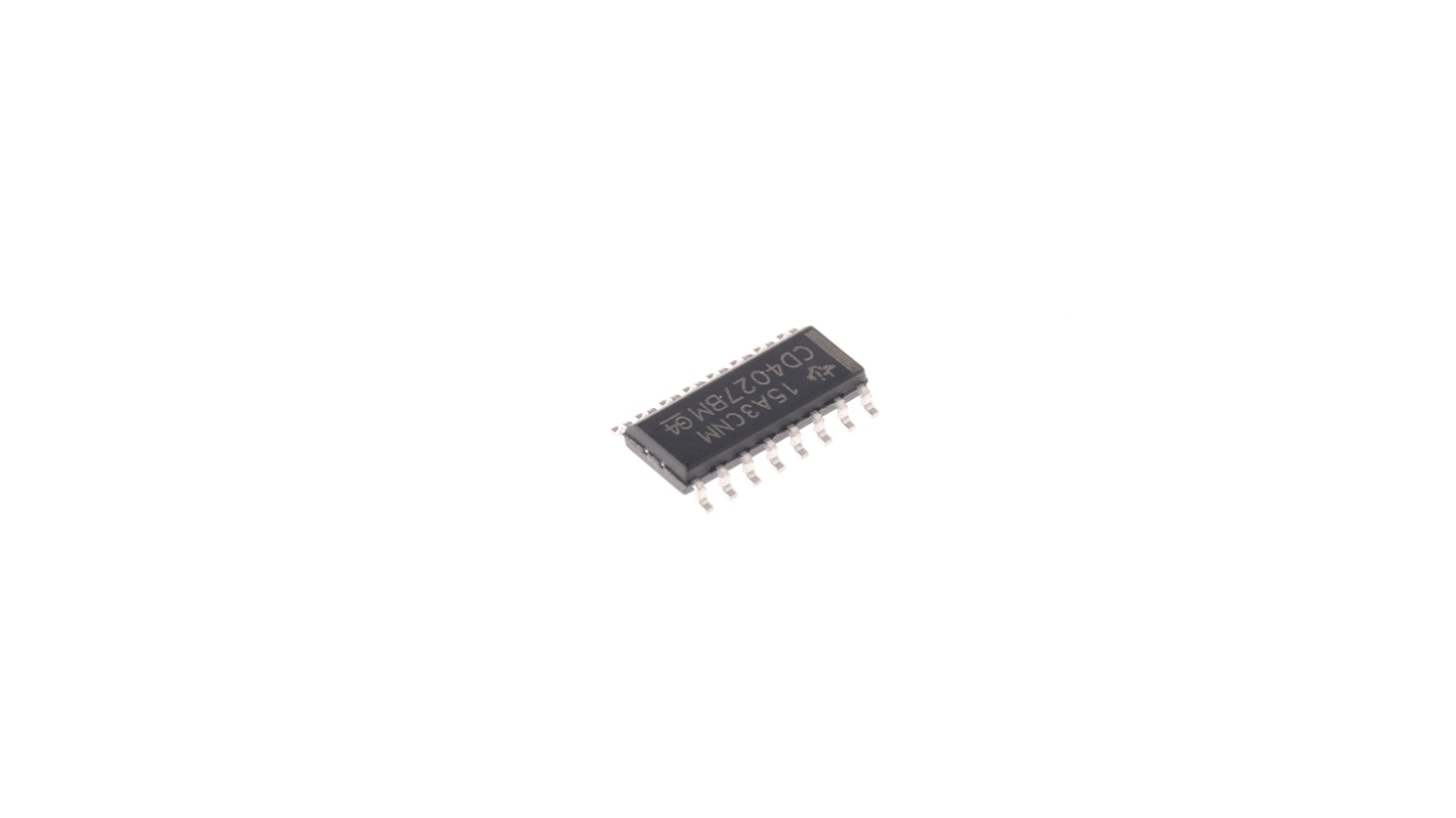 Circuito integrado biestable, CI biestable, CD4027BM, SOIC 16 pines Dual