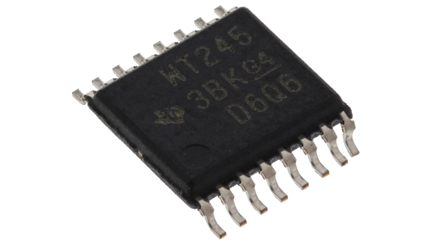Ricetrasmettitore di bus SN74AVC4T245PW, Dual, AVC, 4-Bit, Non-invertente, 16-Pin, TSSOP