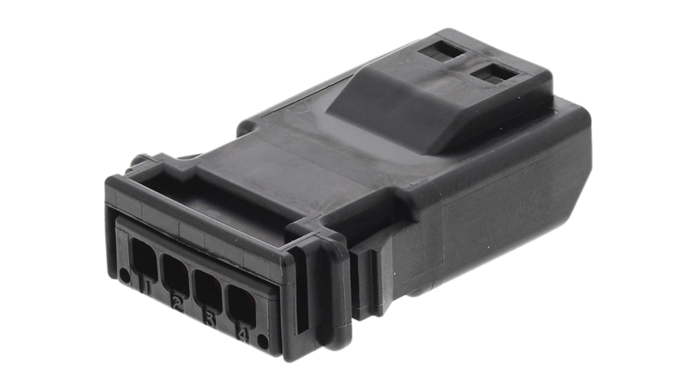 Conector de automoción JAE MX19 Macho de 4 vías en 1 fila, 5A