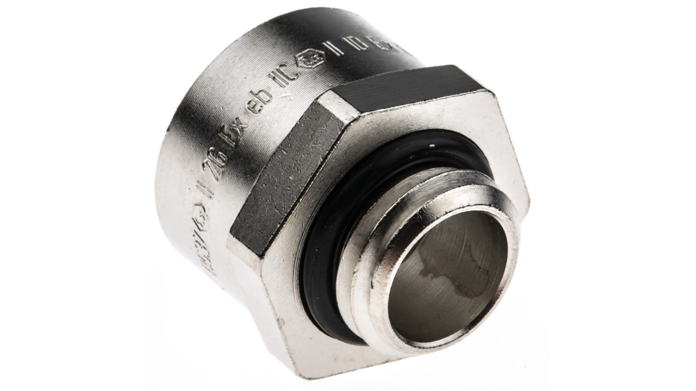52104580 Lapp Cable Gland Adaptor, M12 Exterior Thread, M16 Interior