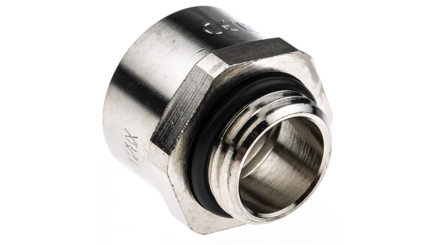 Lapp Cable Gland Adaptor, M16 Exterior Thread, M20 Interior Thread, Nickel Plated Brass, SKINDICHT Series