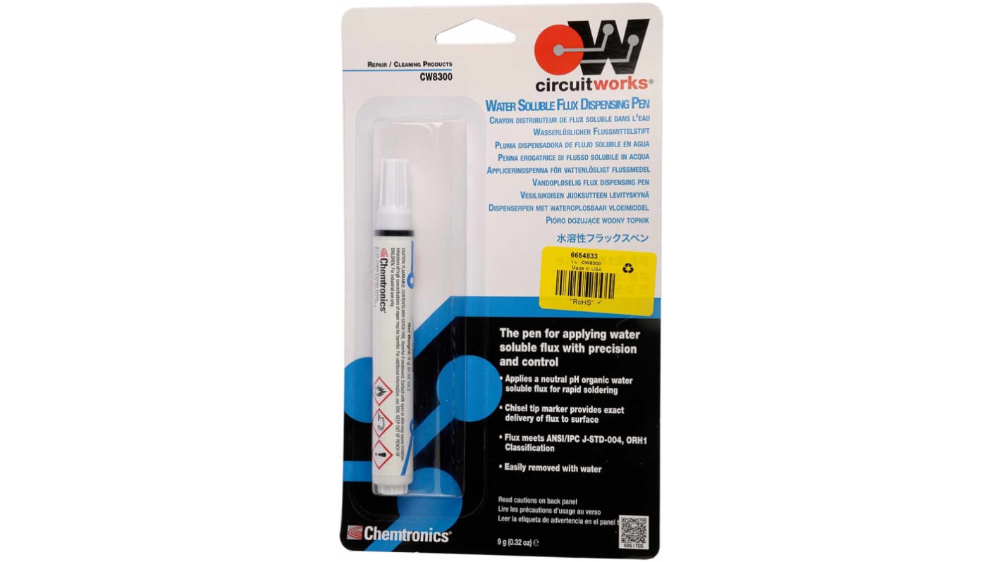 Flux de soudure Chemtronics, Stylo de 9g