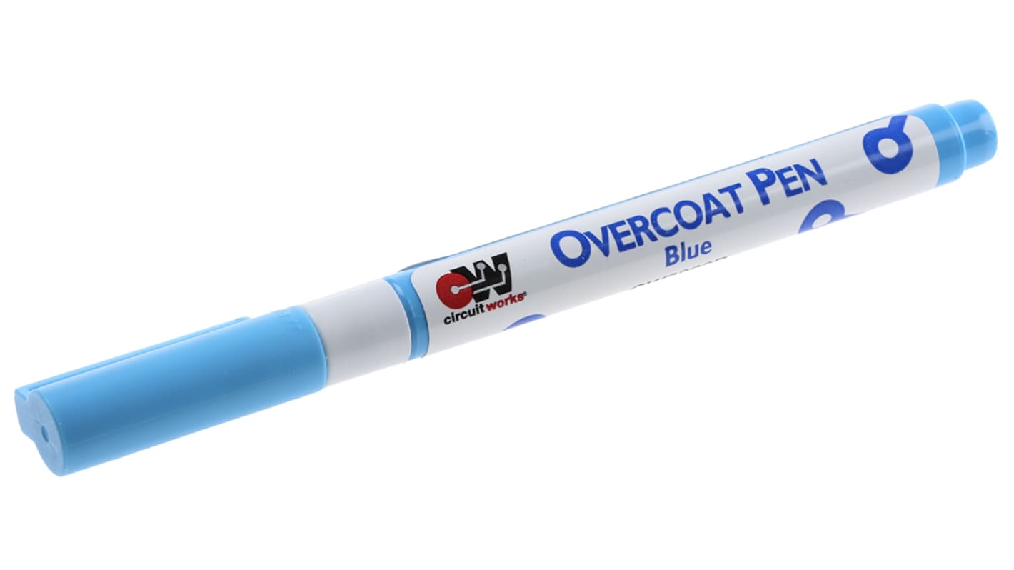 Chemtronics Blue Acrylic Resin Conformal Coating, 4.9 g Pen, -55°C min, +125°C max