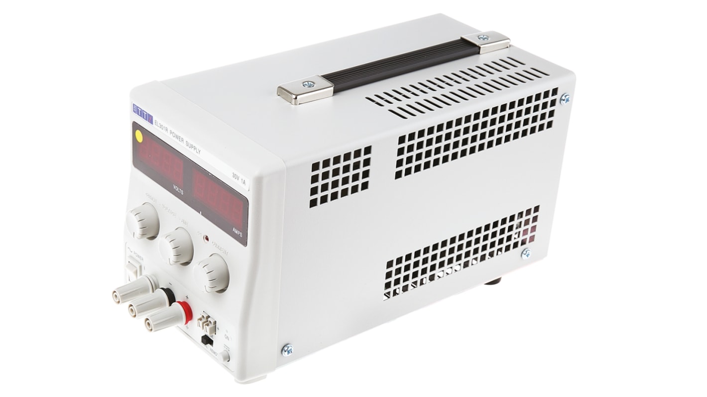 Aim-TTi EL-R Series Digital Bench Power Supply, 0 → 30V, 0 → 1A, 1-Output, 30W - UKAS Calibrated