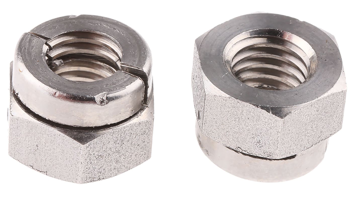 RS PRO, Plain Lock Nut, M8 RS