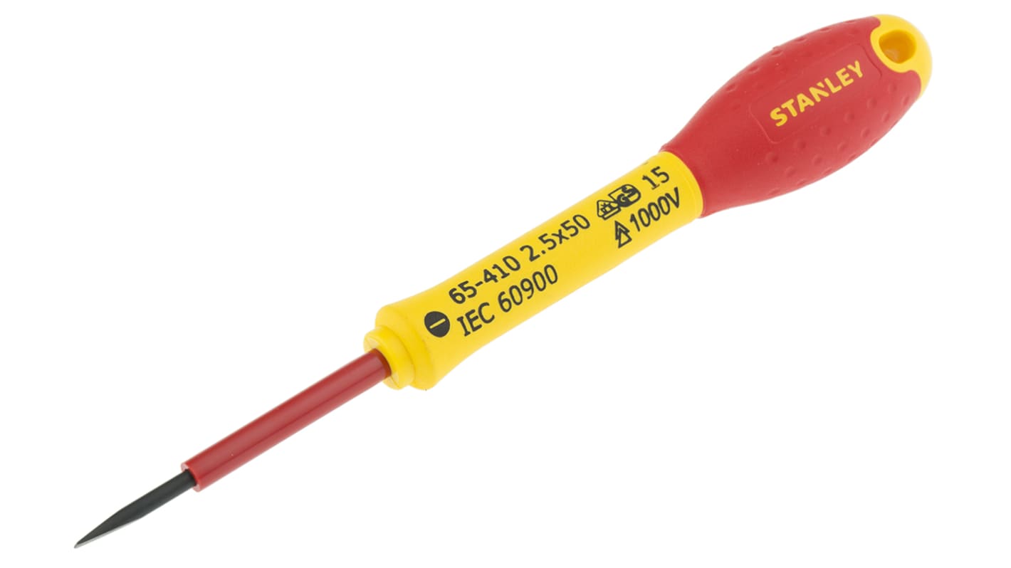 Stanley Flat, 2.5 mm Tip, 50 mm Blade, VDE/1000V