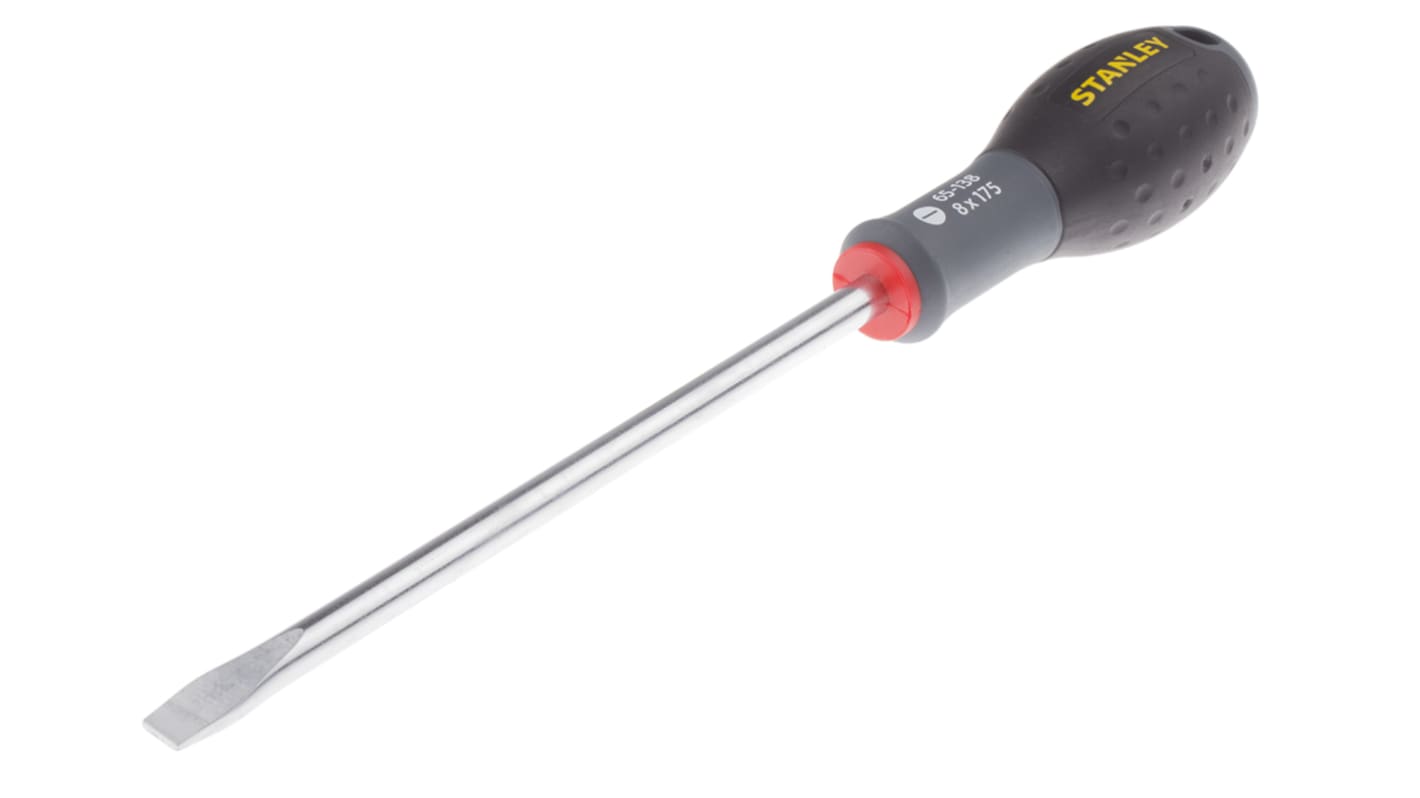 Stanley Slotted  Screwdriver, 8 mm Tip, 175 mm Blade