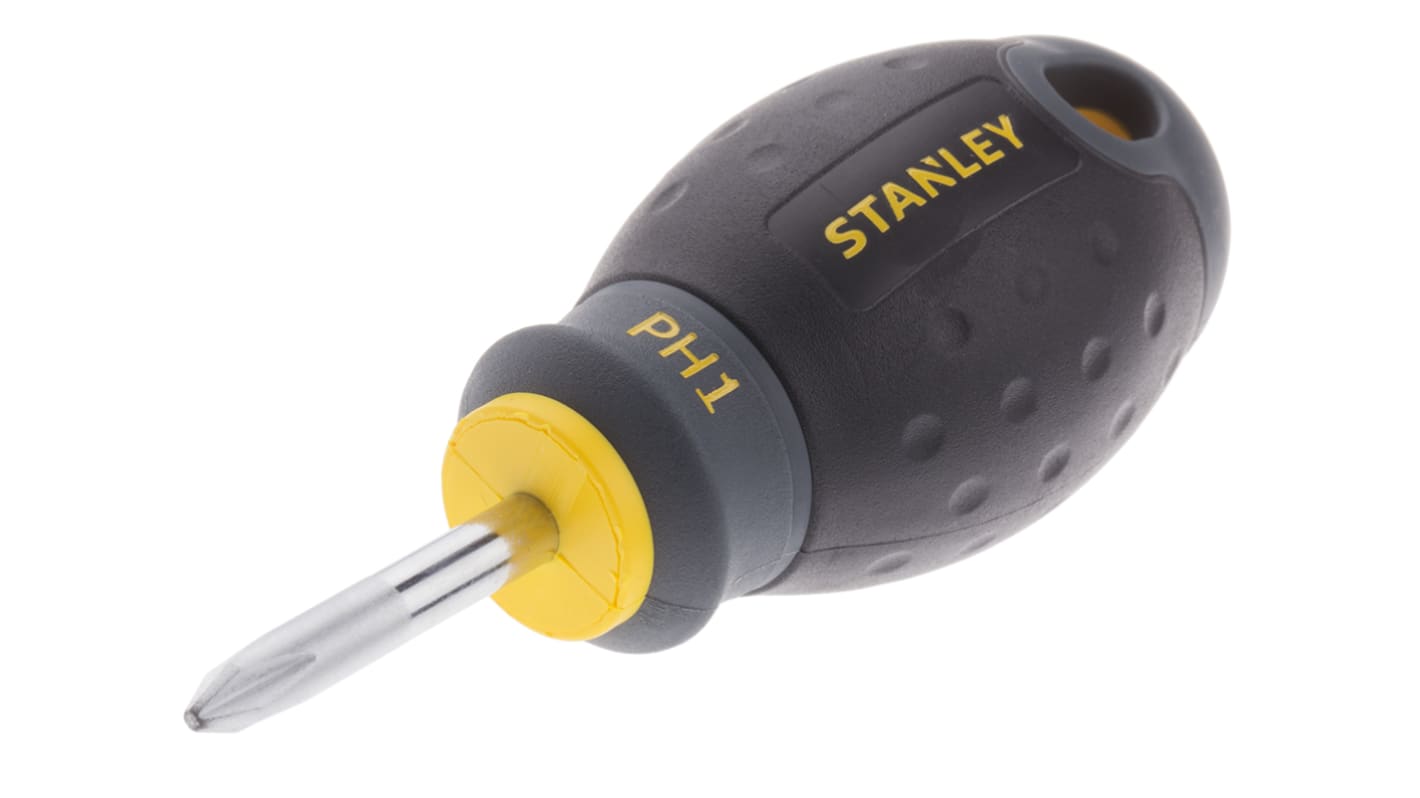 Stanley Phillips Screwdriver, PH1 Tip, 30 mm Blade