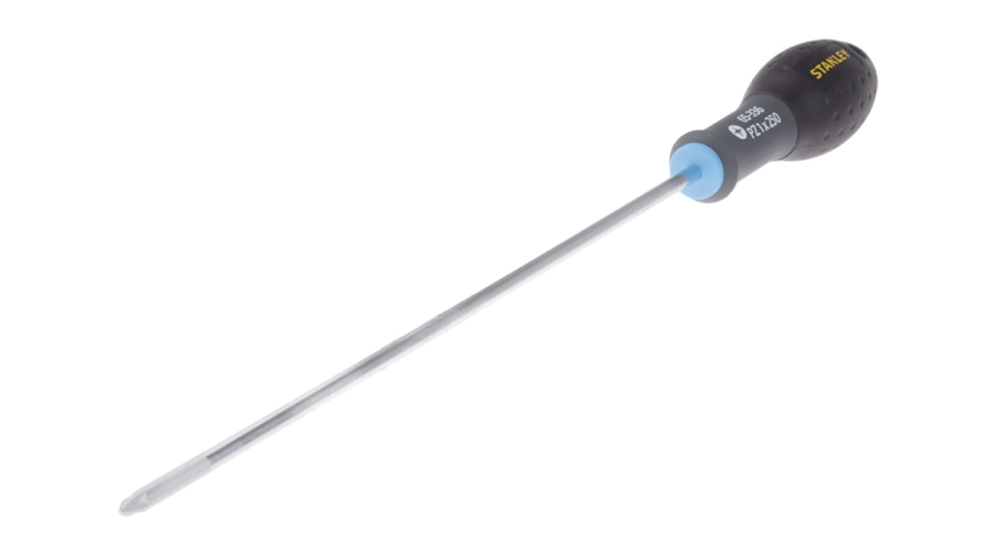 Stanley Pozidriv Screwdriver, PZ1 Tip, 250 mm Blade