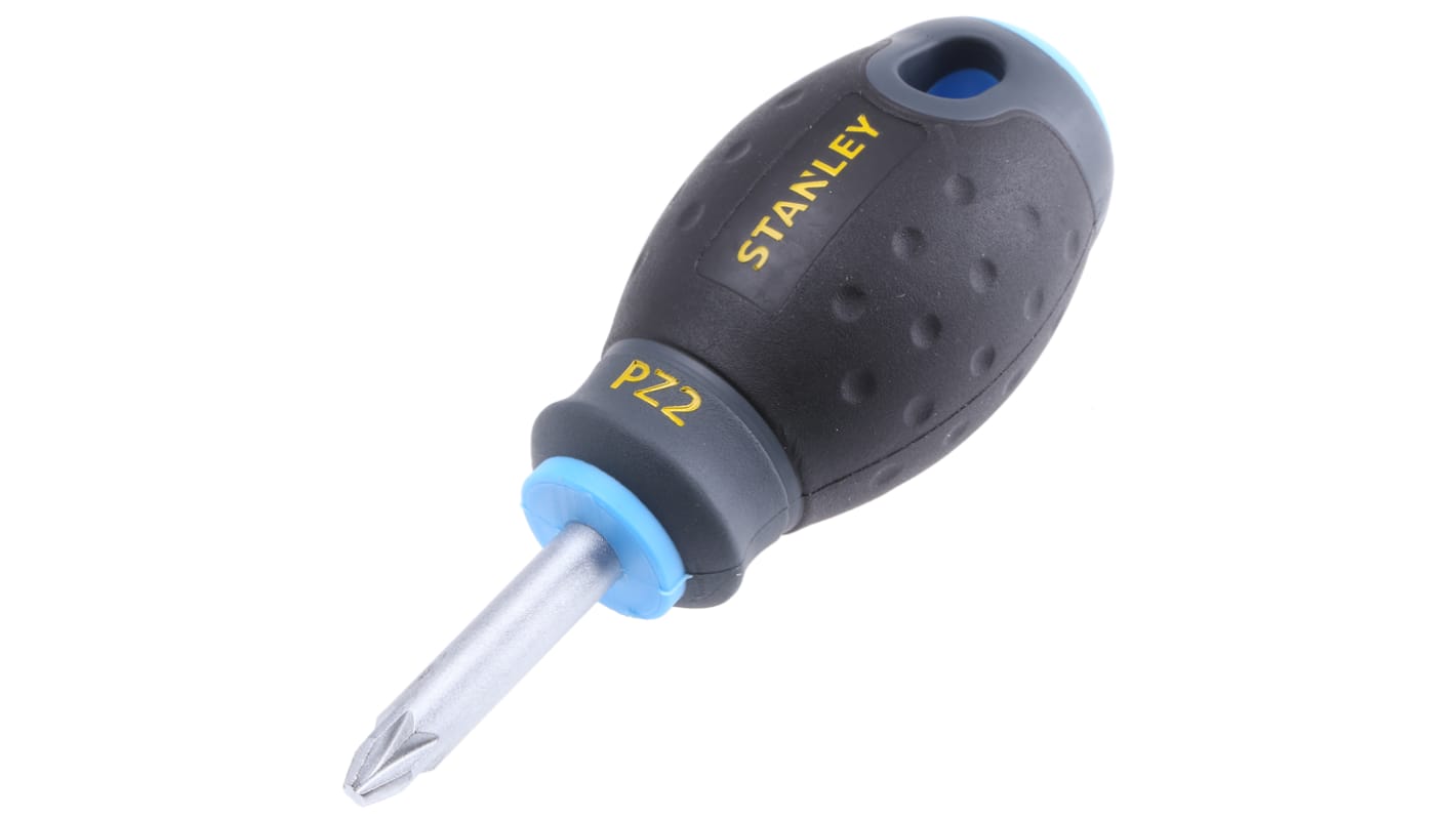 Stanley Pozidriv Screwdriver, PZ2 Tip, 30 mm Blade