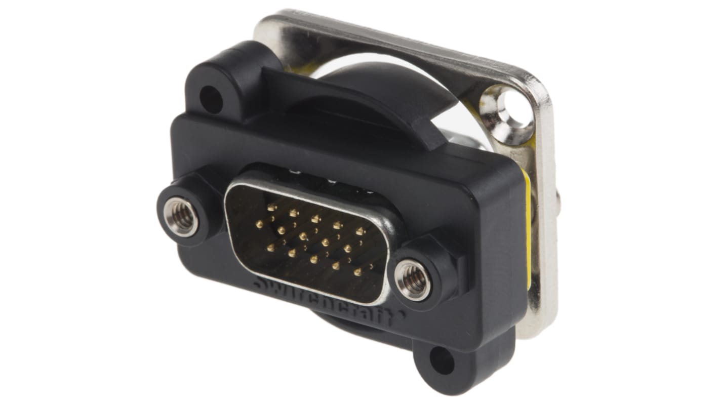 Switchcraft D-Sub-adapter Han 15-vejs D-sub til Han 15-vejs D-sub