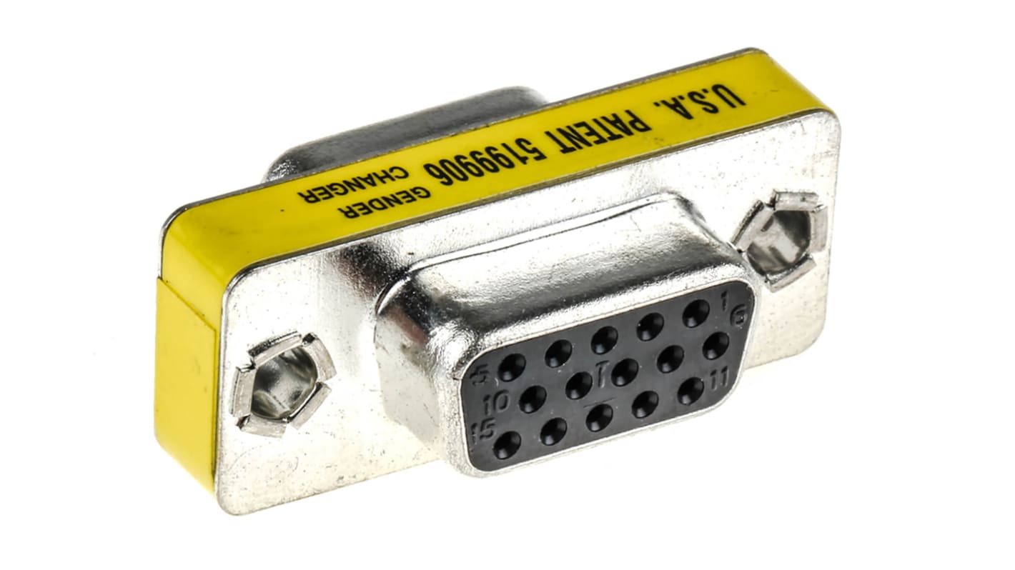 Adaptér D-Subminiature, Redukce, pro použití s: 15pinový konektor D-Sub Switchcraft