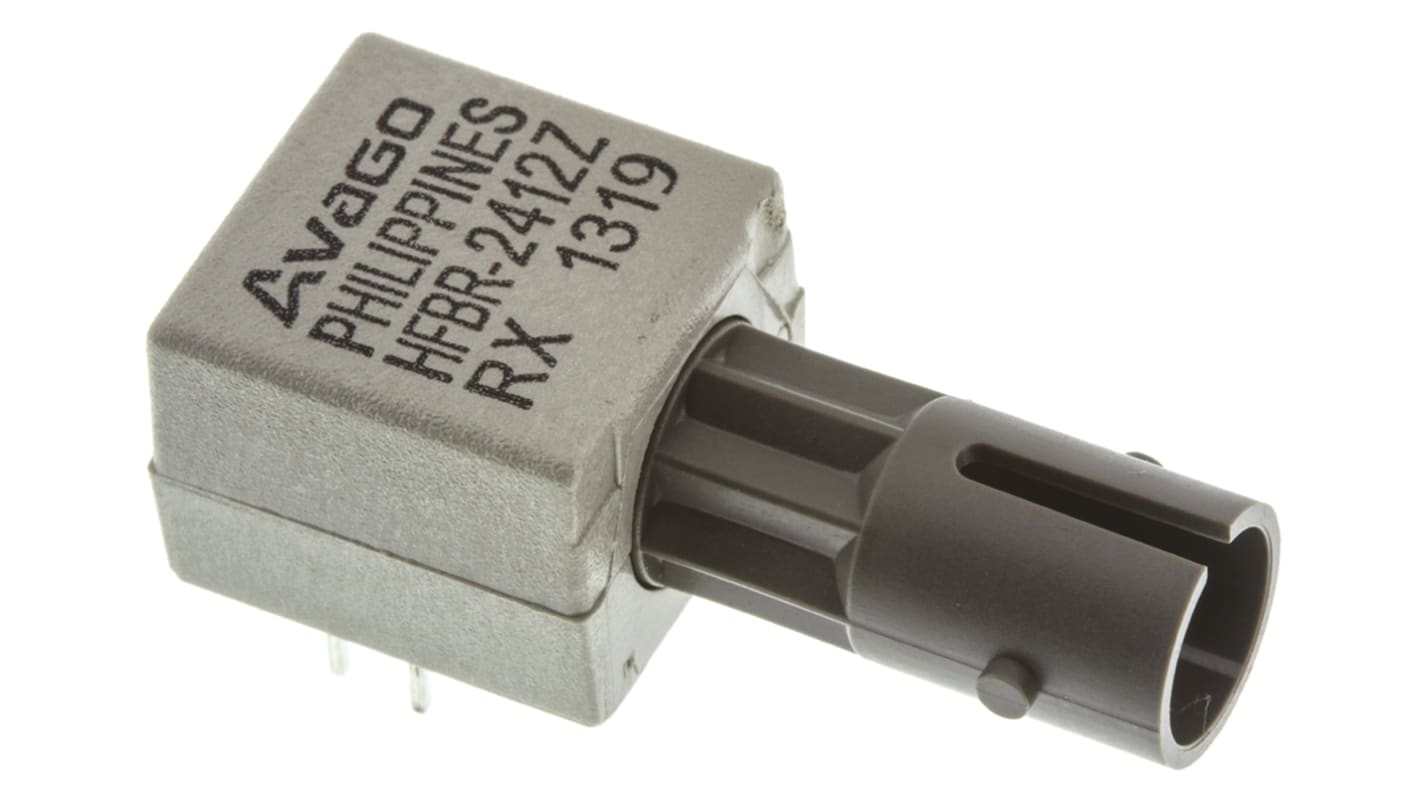 Broadcom LWL-Empfänger 5MBd Rund, 8-polig THT, ST-Anschluss