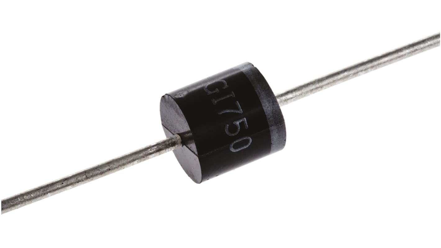 Vishay THT Diode, 50V / 6A, 2-Pin P600