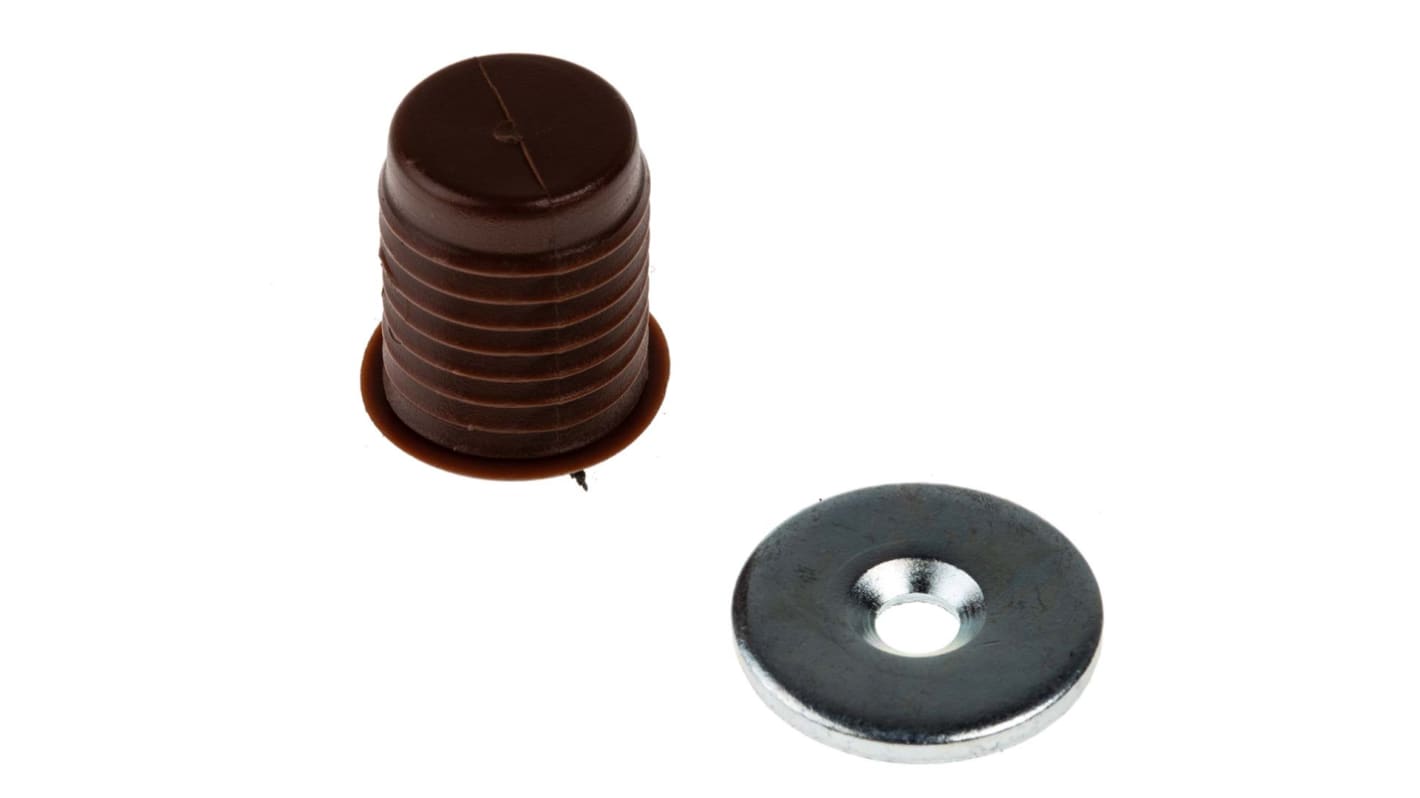 Trzymacz magnetyczny Tworzywo sztuczne 15.4 x 11.7 x 13mm Zatrzask magnetyczny Śruba RS PRO