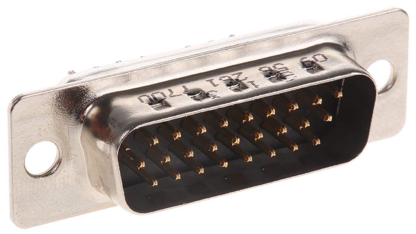 Harting D-Sub High Density 26 Way Through Hole D-sub Connector Plug, 2.29mm Pitch