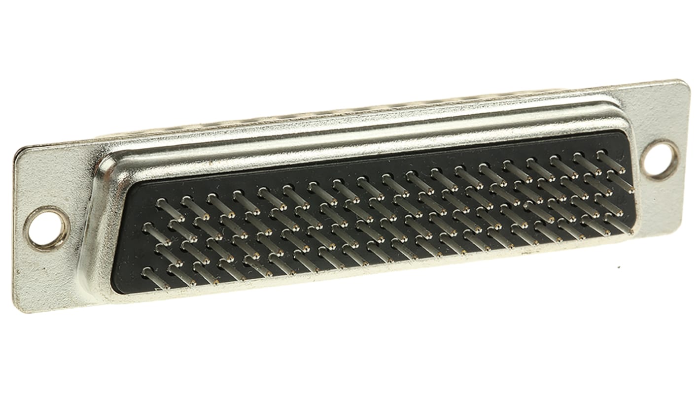 Conector D-sub Harting, Serie D-Sub High Density, paso 2.41mm, Recto, Montaje en orificio pasante, Macho, Terminación