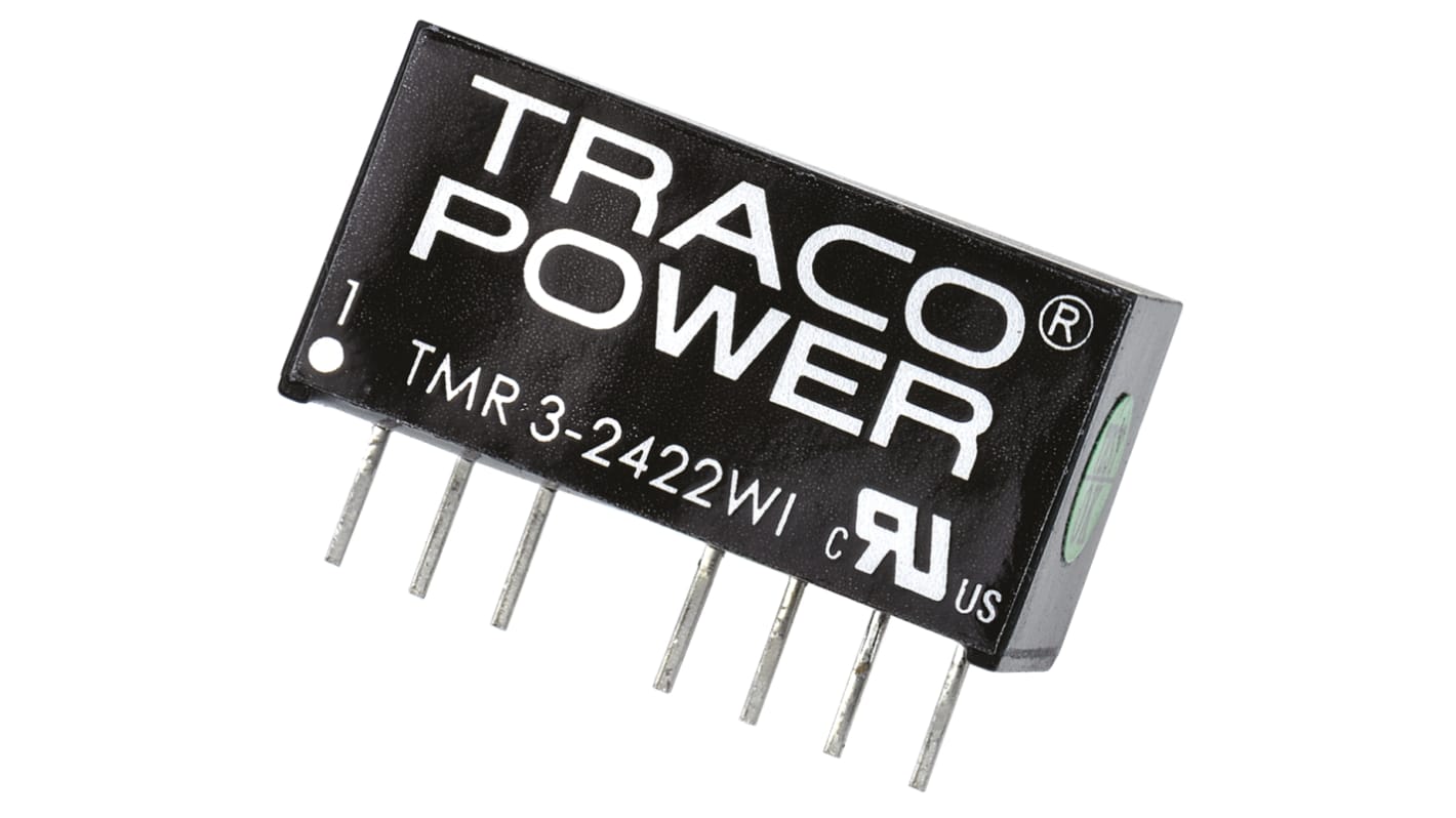 TRACOPOWER DC-DCコンバータ Vout：±12V dc 9 → 36 V dc, 3W, TMR 3-2422WI