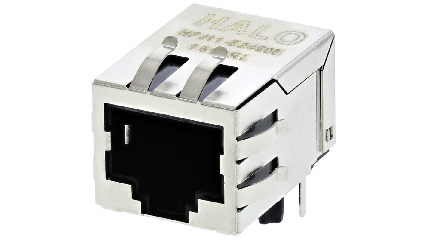 Conector RJ45 Hembra Halo Electronics serie FastJack, de 8 vías