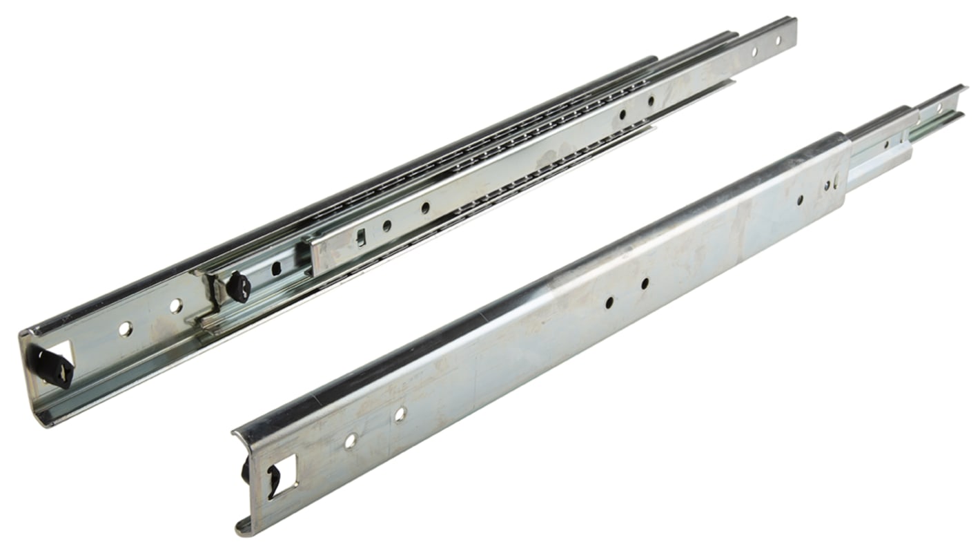Accuride Steel Drawer Slide, 600mm Closed Length, 160kg Load