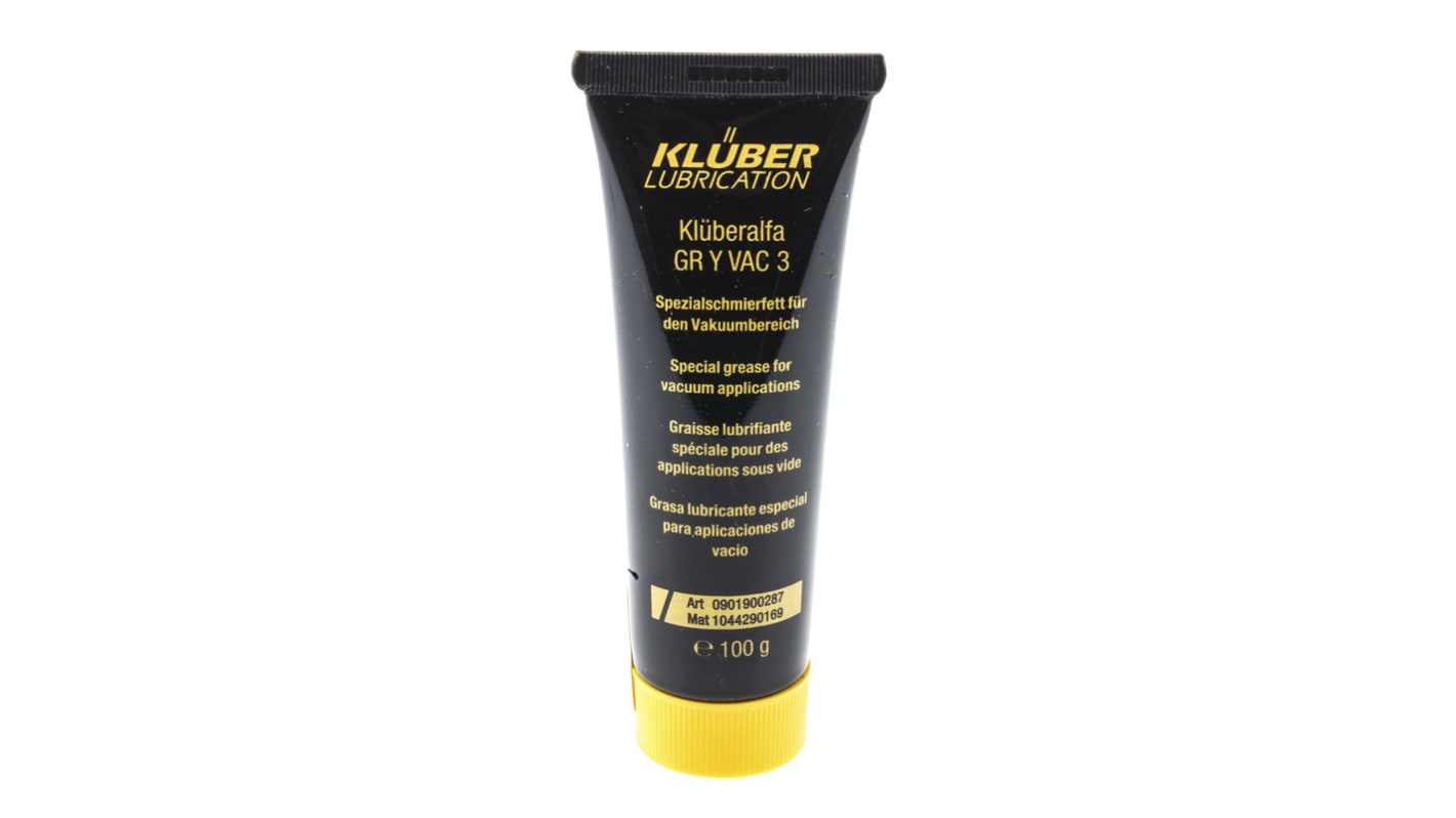 Klüber Klüberalfa GR Y-VAC3 PFPE Fett Weiß -20°C bis +200°C, Tube 100 g