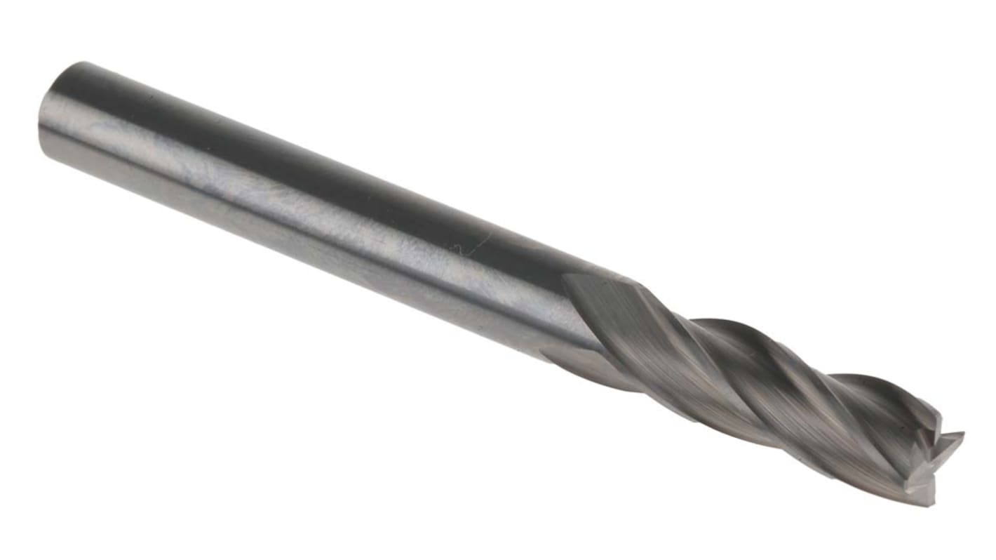 Dormer End Mill, 6mm Cutter, Solid Carbide, 6 mm Shank, 19mm Cut