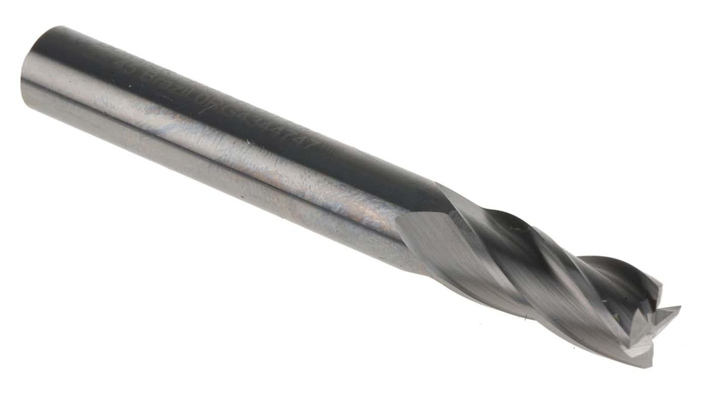 Dormer End Mill, 8mm Cutter, Solid Carbide, 8 mm Shank, 19mm Cut