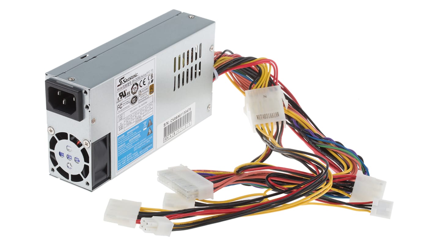 Fuente de alimentación de PC, entrada 90 → 264V ac, Salida 3.3 V dc, 5 V dc, ±12 V dc 250W