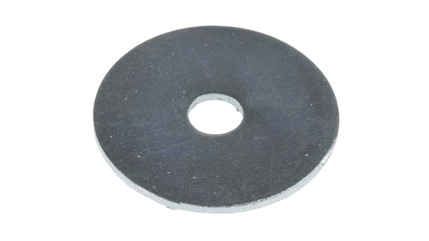 Bright Zinc Plated Steel Mudguard Washers, M6