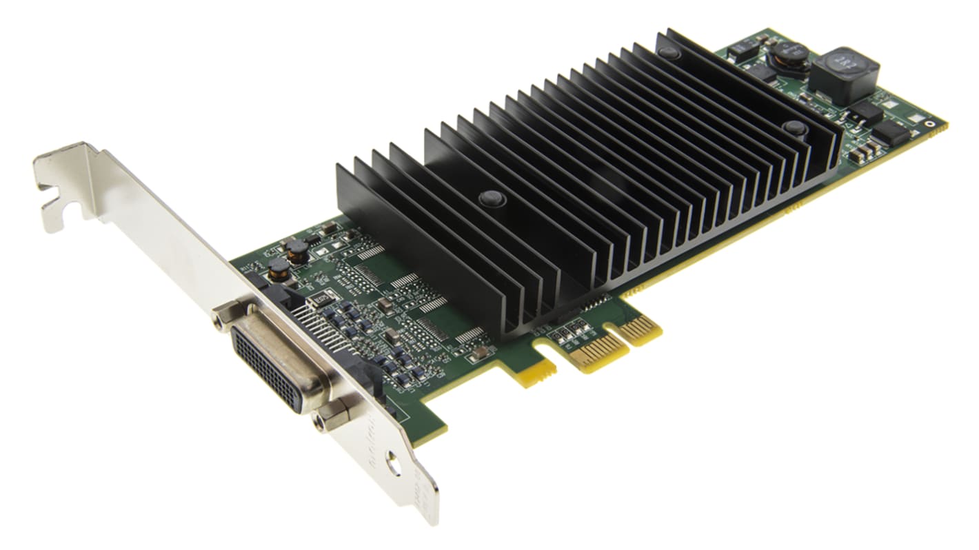 Matrox Grafikkarte PCIe x1 P-Serie 128MB DDR2 DVI, VGA