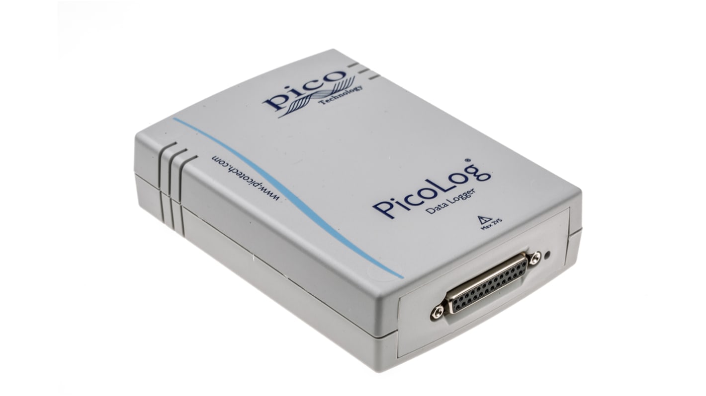 Registrador de datos Pico Technology PicoLog 1012, para Tensión, con alarma, interfaz USB 2.0