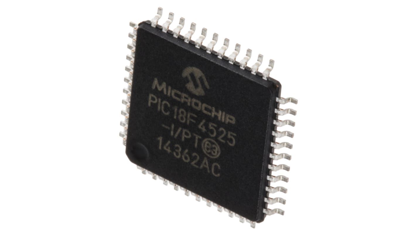 Microchip Mikrocontroller PIC18F PIC 8bit SMD 1024 kB, 48 kB TQFP 44-Pin 40MHz 3986 kB RAM