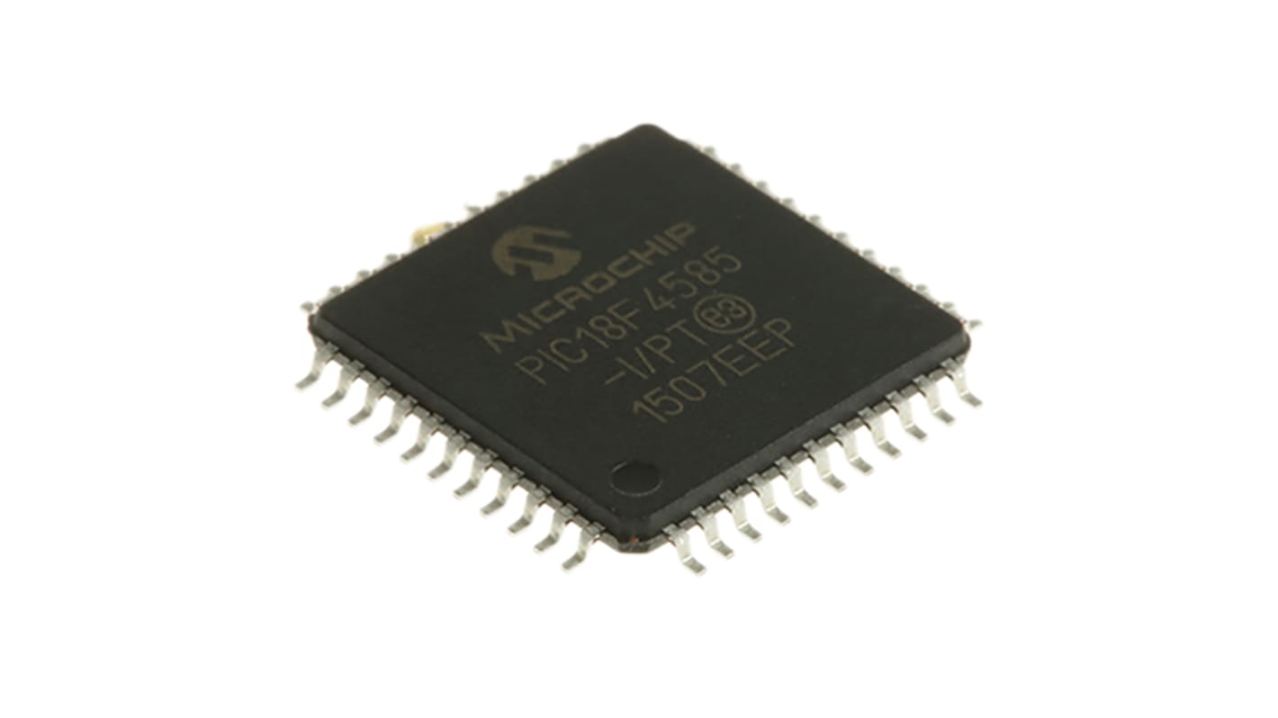 Microchip Mikrocontroller PIC18F PIC 8bit SMD 1024 kB, 48 kB TQFP 44-Pin 40MHz 3328 kB RAM