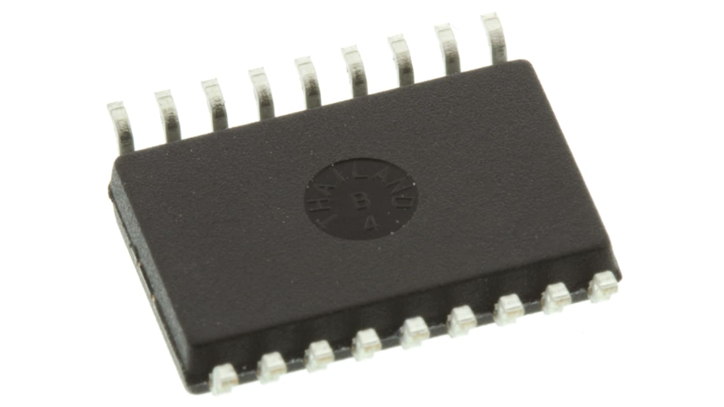 Microcontrôleur, 8bit, 256 B RAM, 8 kB, 256 B, 40MHz, SOIC 18, série PIC18F