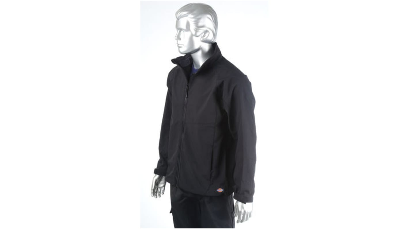 Chaqueta de trabajo, Hombre, M, Negro, Impermeable