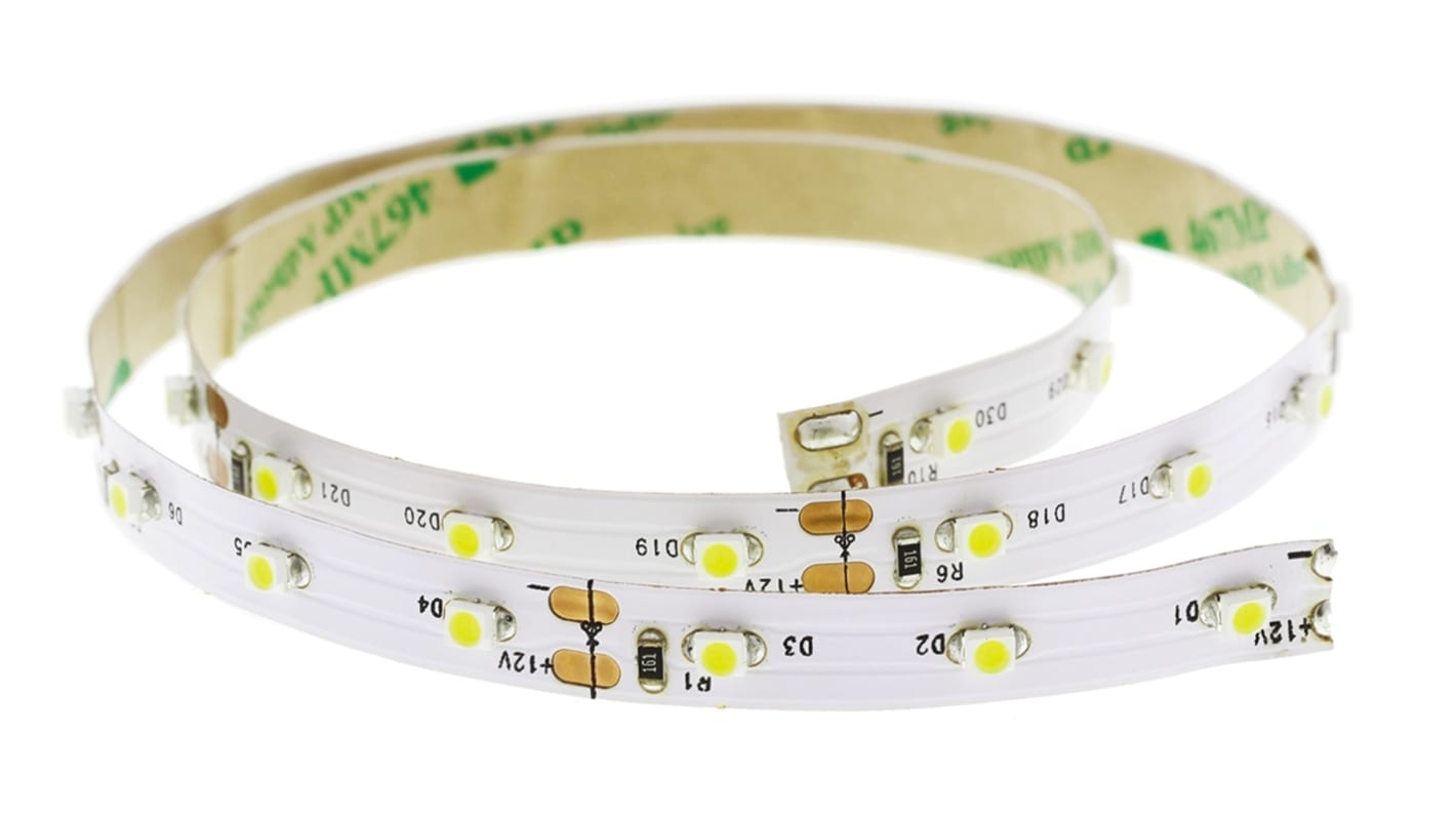 Tira de LED flexible JKL Components ZFS, 12V, color Blanco, 6500K, tira de 500mm, 30 leds/m