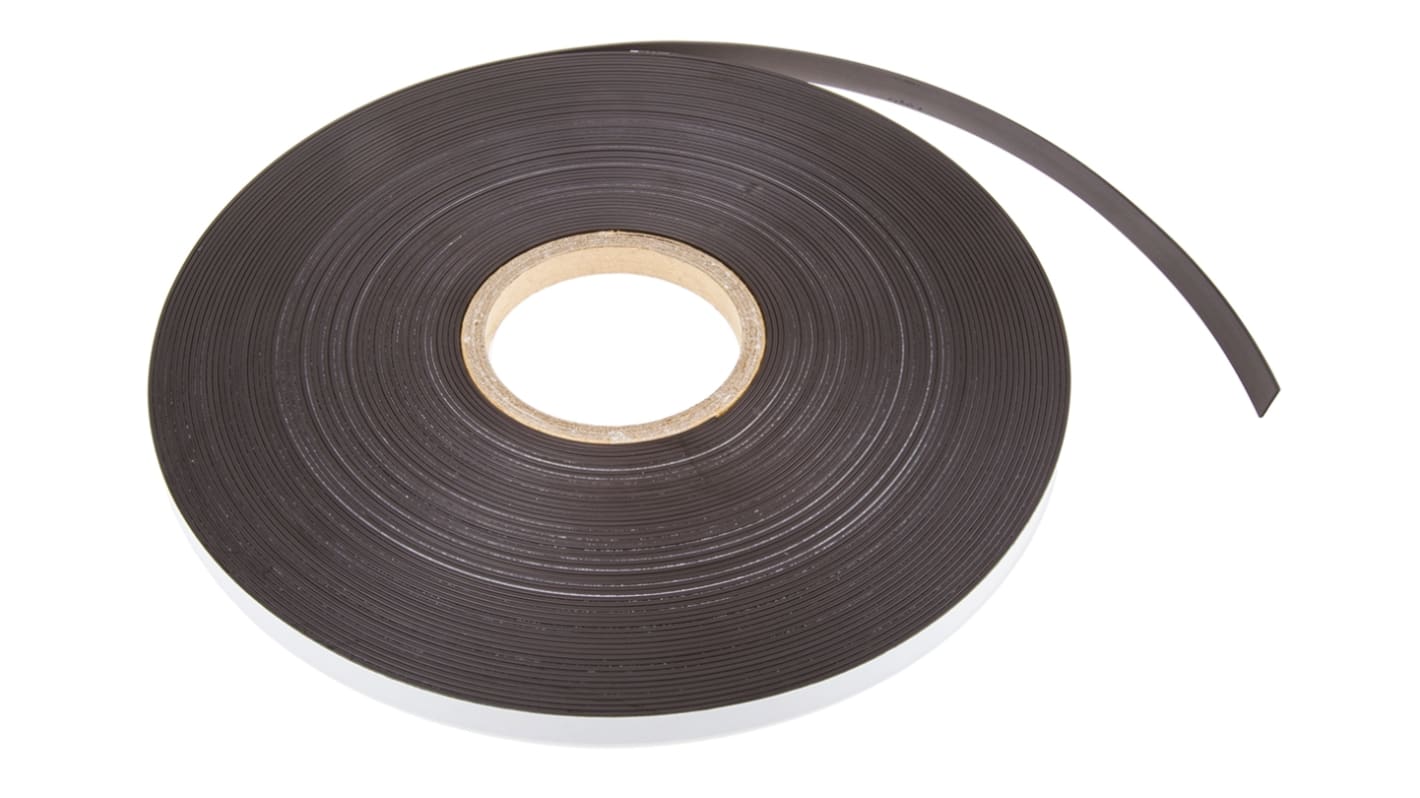 30m Magnetic Tape, Adhesive Back, 1.5mm Thickness